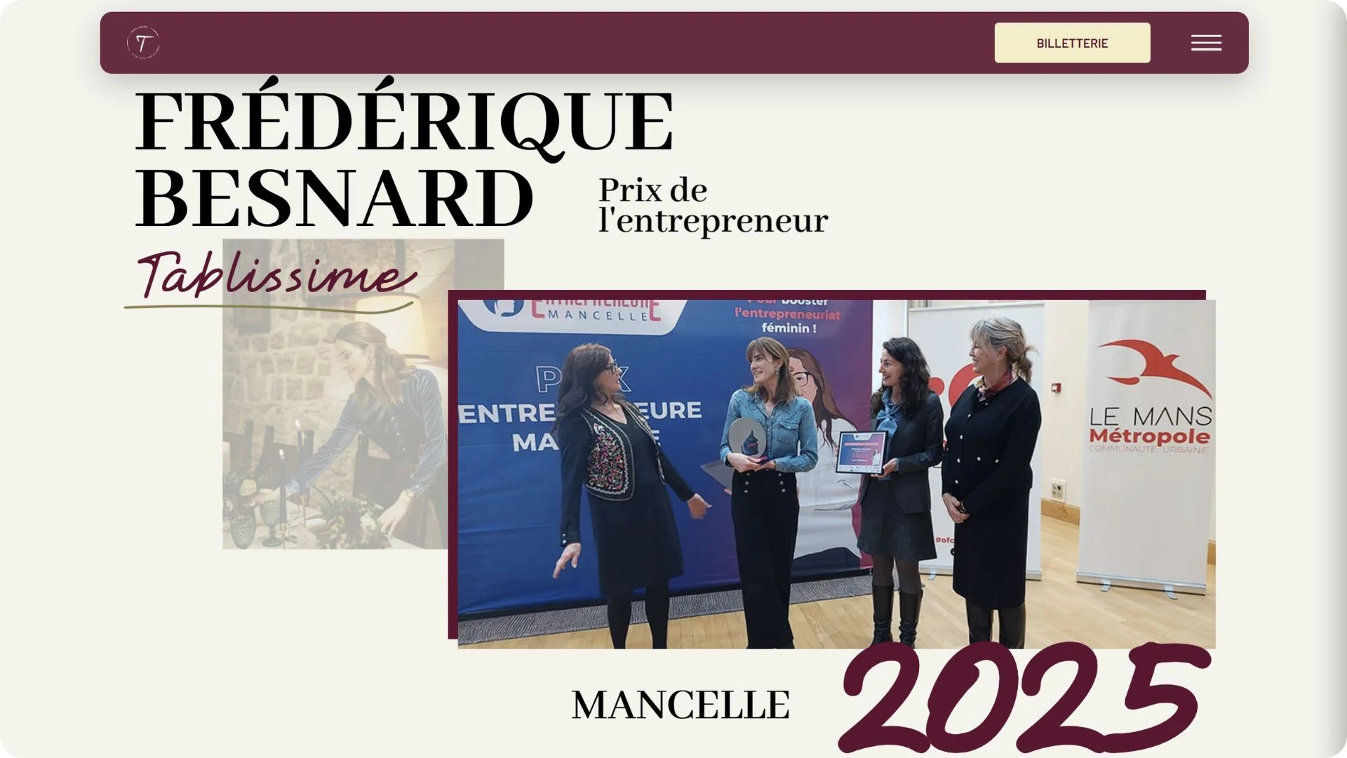 Tablissime Prix Entrepreneur Screenshot